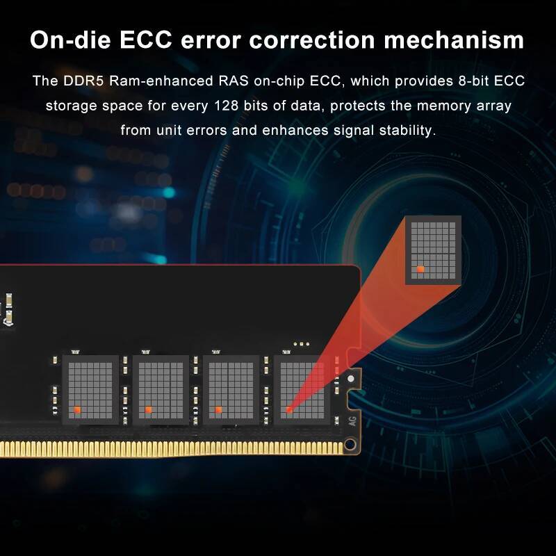 JUHOR Ram DDR5 32GB16GBX2 6000MHz 6400MHz DDR5 6400MHz Desktop Computer Memoria Ram