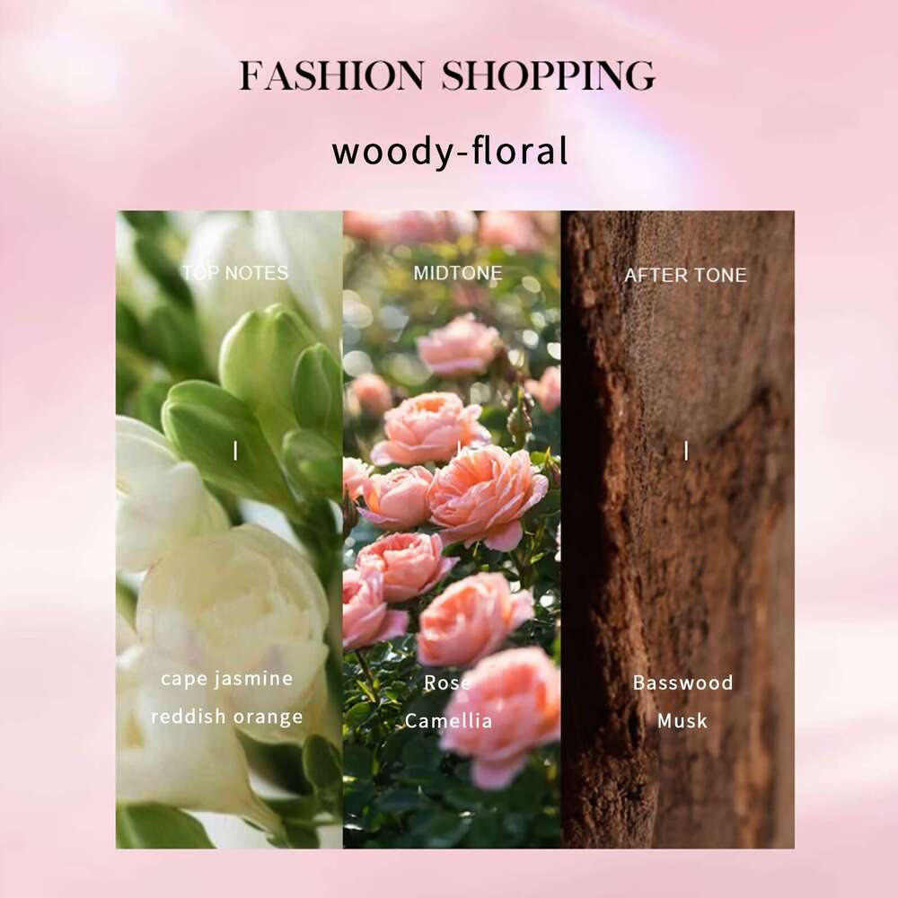 Packaged Spray Natural Fragrance Long-lasting Charming Women's Personal Perfume 1.69 oz