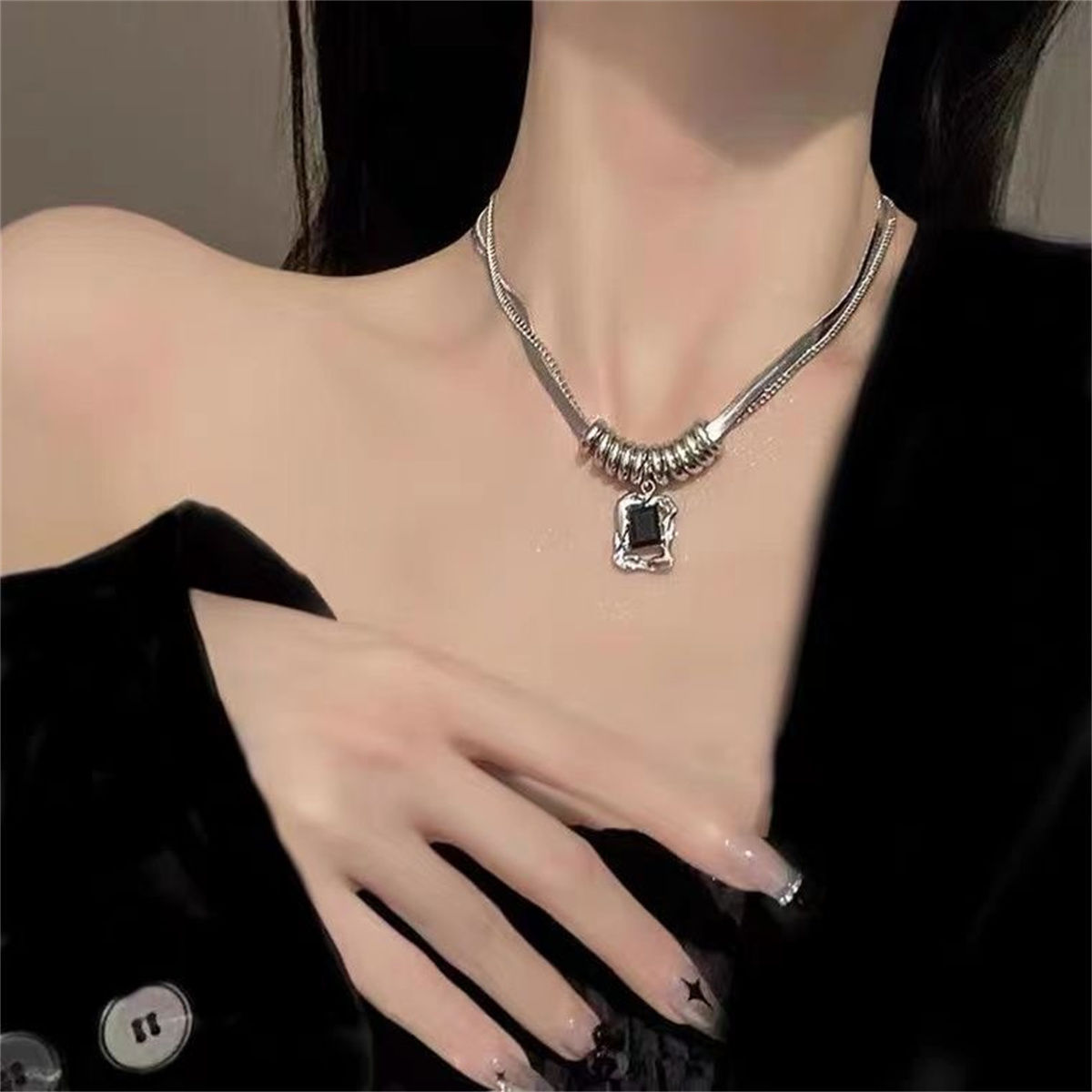 2025 moissanite pendant chain designer necklace Women Infinity Love Birthstone Heart Crystal Pendant Birthday luxury Jewelry woman designer for woman 