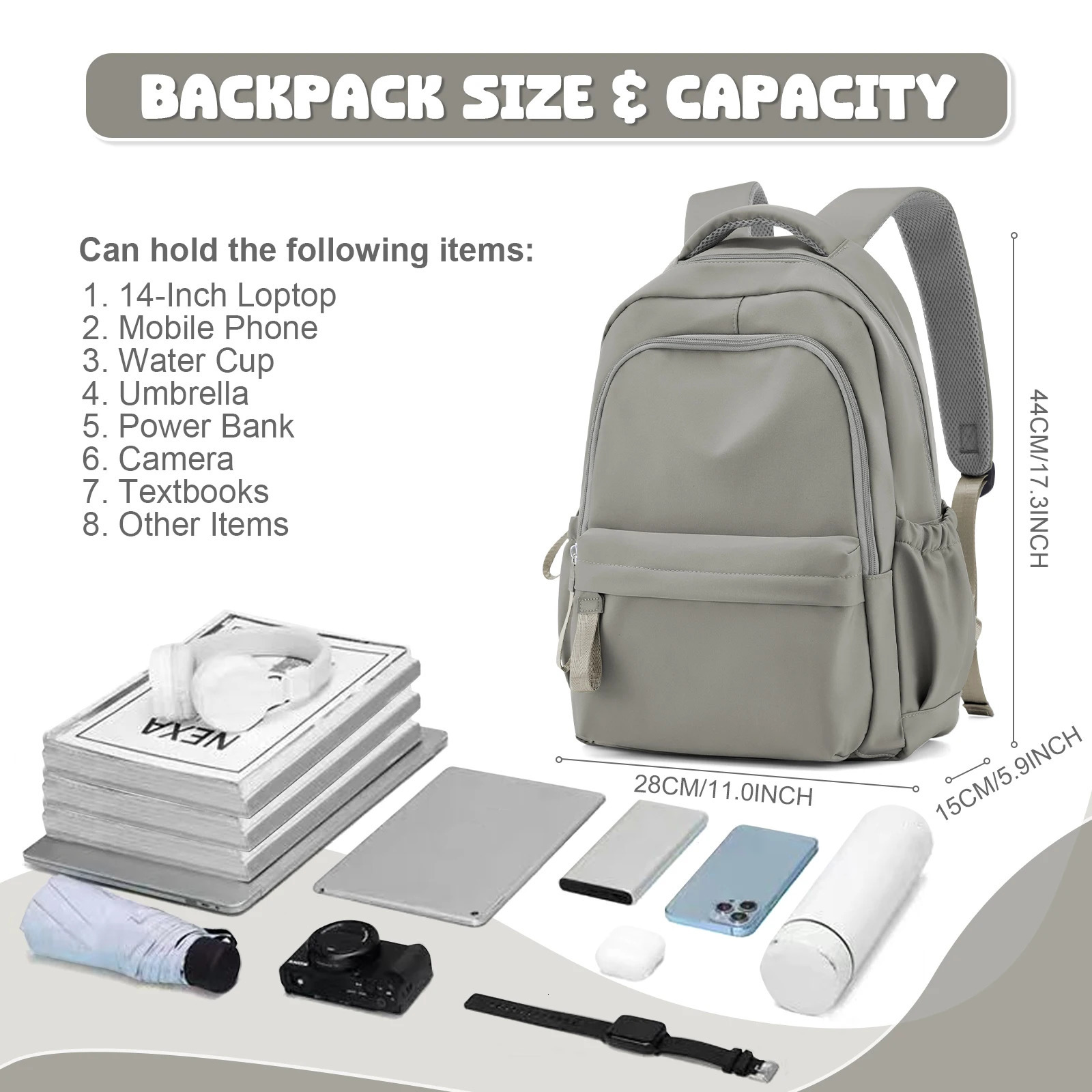 Laptop Backpack for Women Anti Theft Work Backpack for 14 Inch School Backpack Nurse Backpack Bookbag for Teenage 251104