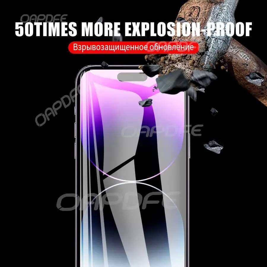 9D Full Cover Tempered Glass For Apple 14 13 12 11 Pro mini Screen Protector iPhone X XR XS Max 7 8 Plus SE Glas Film