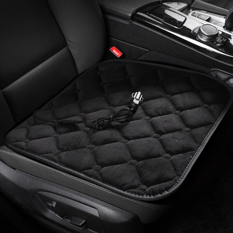 Winter Warm Heated Car Seat Cushion - 12V DC, One-Click Heating, Anti-Slip, 5 Colors, Universal Fit for Most Vehicles & Home Office, Fast Heating, Hea