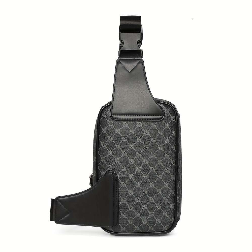 Men's Presbyopic PU Business Casual Chest Bag Crossbody Shoulder Bag, Valentine's Gift, Father's Day Gift