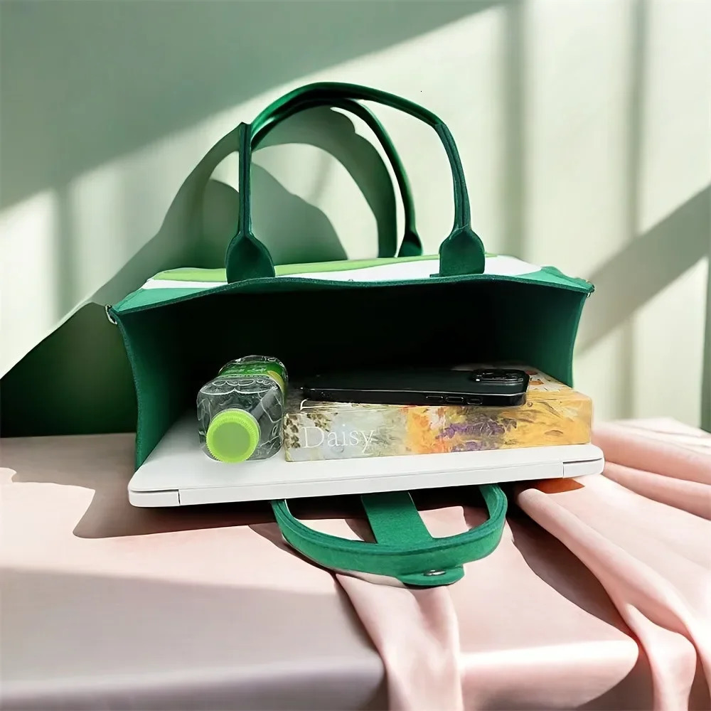 1PC Fashion Striped Canvas Womens Tote Bagmultifunctional Handbag Shoulder Crossbody Bag Shopping storage bag 251028