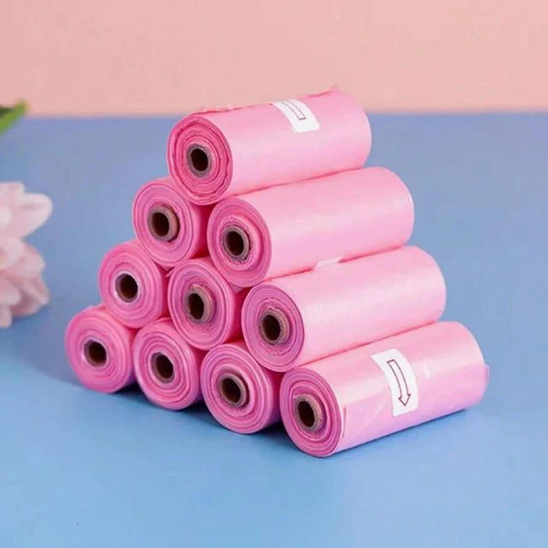 Biodegradable pet supplies dog manure bags for waste cleaning 15 bags/roll 250403