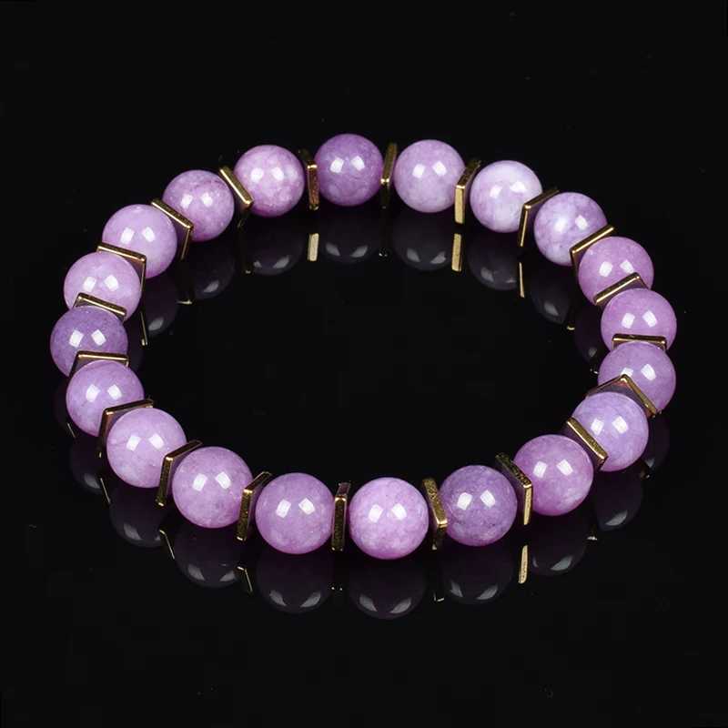 Grey Labradorite Beads Natural Stone And Golden Hematite Square Slice Moonstone Men Women High Guality Jewelry C251105