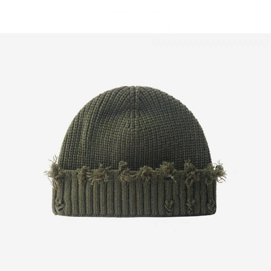 hot Free delivery hat Fashionable knitted hat simple and personalized commuting cold hat for autumn and winter