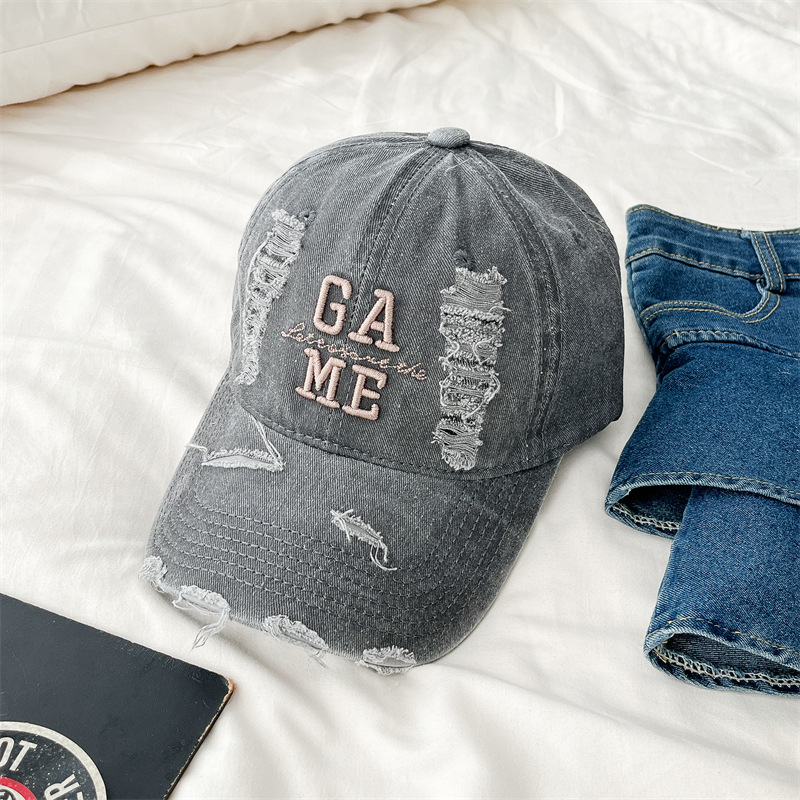 Baseball hat Fashionable design duckbill cap letter embroidery retro baseball cap hats for women unisex free shipping adjustable Designer hat