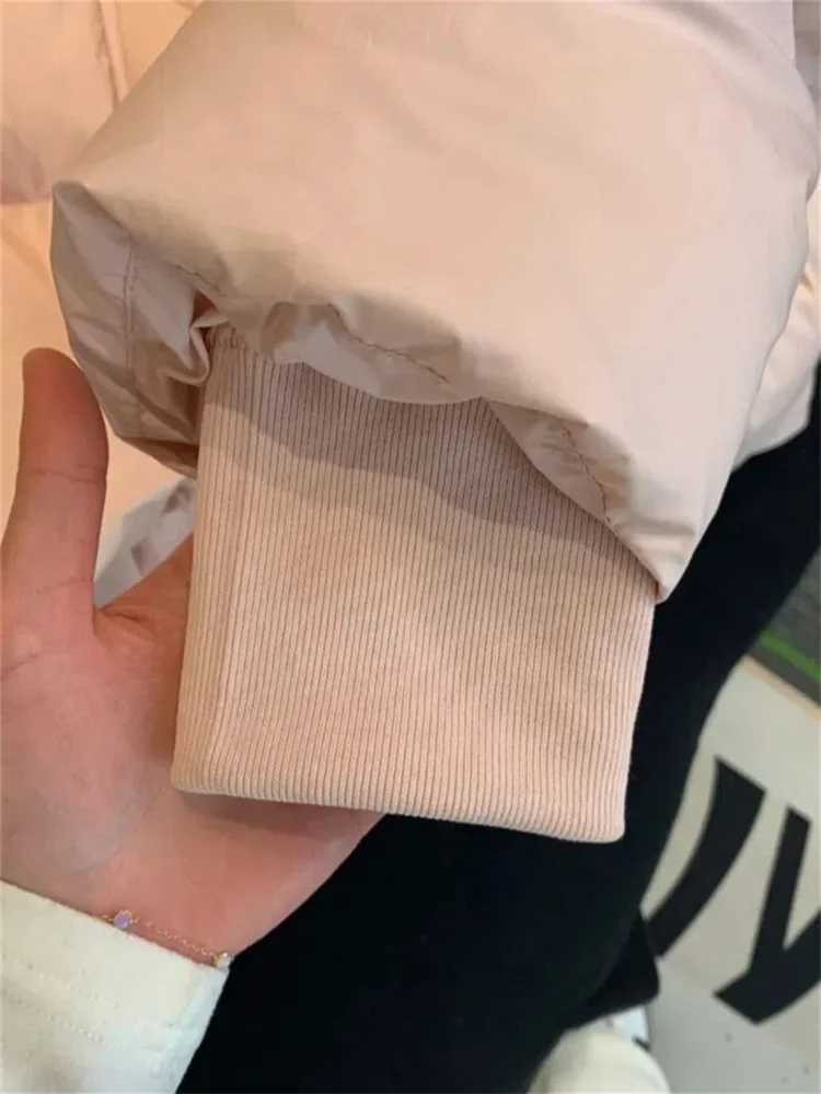 Women Fashion Lightweight Hooded Down Cotton Coat Female Loose Casual Warm Parkas Outerwear 2025 New Autumn Winter JacketT251105