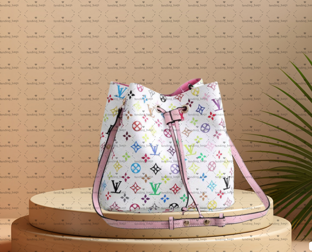 Women Leather NEONOE Bucket Shoulder Bags Designers Handbags Purse Female Messenger Bag Tote Fashion Crossbody Bag M44022 M44887