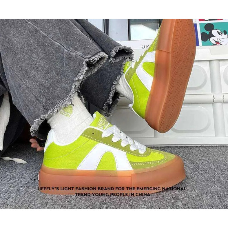 Jifffly Red Dexun Shoes 2026 All-Season New Height-Increasing Thick-Soled Student Sneakers Versatile Commuting