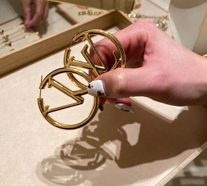 Luxury Women Pearl large Hoop Earring 18K Gold silver Designer Earrings Brand diamond Ear studs set for charming Lady Valentine's Day Gift Bridal Wedding Jewelry