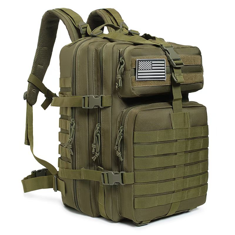 Free shipping outdoor sports waterproof backpack Hiking hiking camping large capacity expansion tactical bag