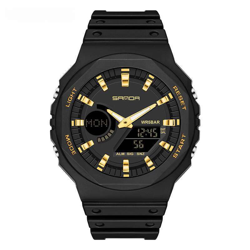 DHwatches Sanda Live Student Fashion Multifunctional Sports Waterproof Dual Display Unisex Electronic Watch