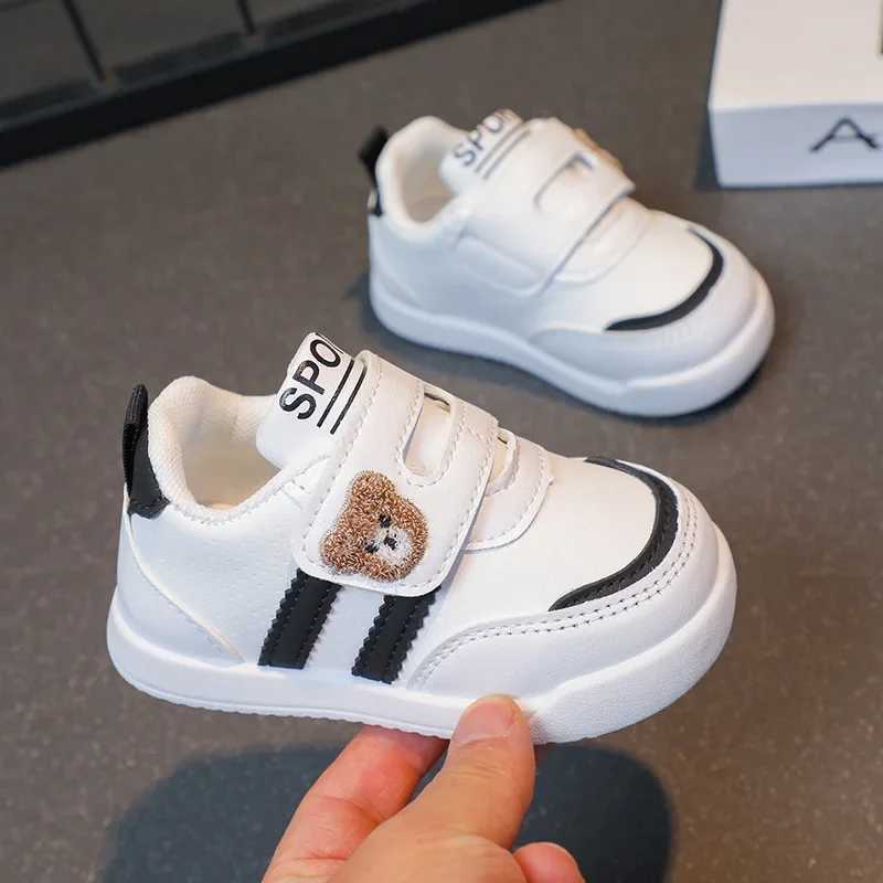 2025 Fashion Toddler Shoes For Baby PU Leather Infant Girls Sneakers Soft-soled Ergonomics Newborn Boys Sport Shoes First StepT251105