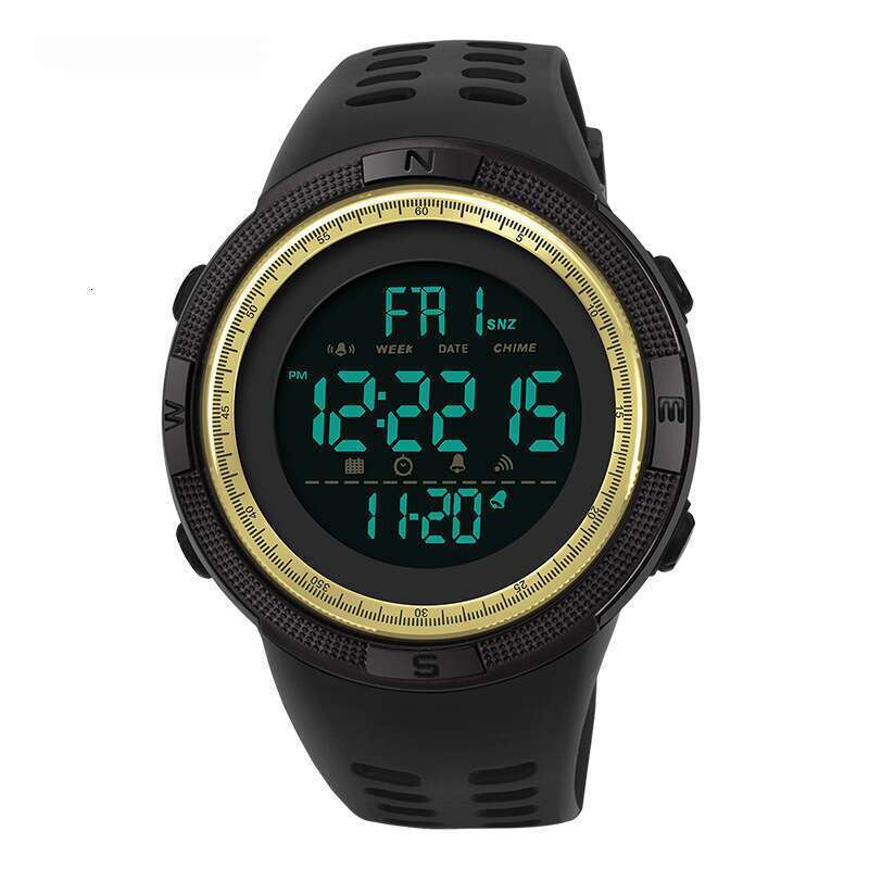 DHwatches Sanda Men's Youth Student Fashion Waterproof Outdoor Sports Single Display Electronic Watch