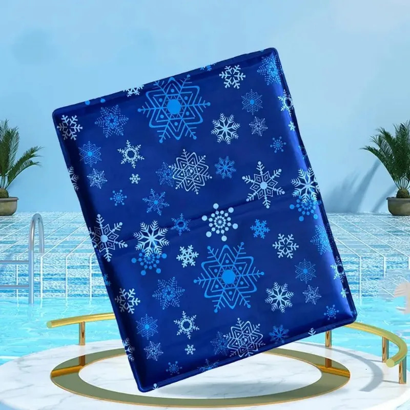 Pet Dog Cooling Mat Ice Pad Teddy Mattress Pet Cool Pet Ice Cool M Cooling Pad Keep S Mat Dog Cat Pet Summer L Gel Mat Bed M4N9 250402