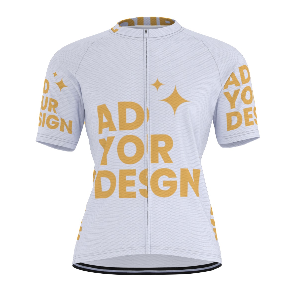 Men's Cycling Jersey All-Over Print Raglan Sleeve, 3 Back Pockets Breathable Bike Shirt, 100% Polyester Athletic Performance Top
