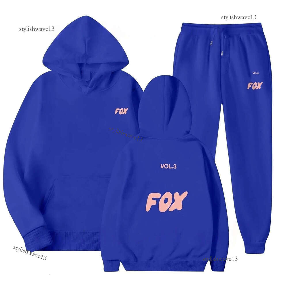 whitees fox Tracksuits Two Pieces Set 2025 New Summer Autumn Hoodie White Foxliness Set Fashion Sporty Short Sleeve Pullover Whitefoxsweatshirtly Shorts 5b6