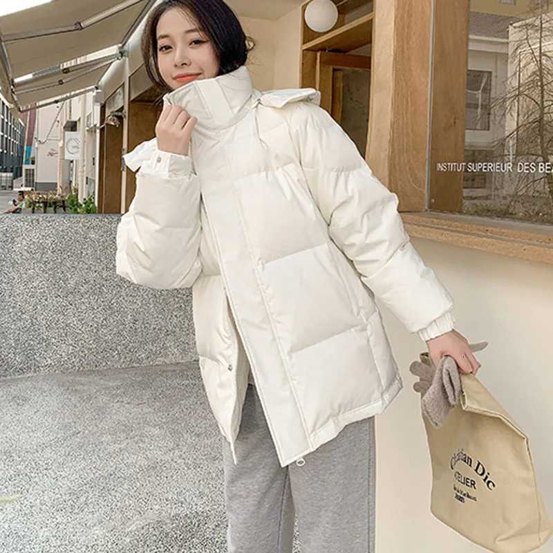 2025 Winter High-Quality Women Overcoat Casual Solid-Color Women Down Jacket New Style White Duck Down Womens Down Jacket H409T251105