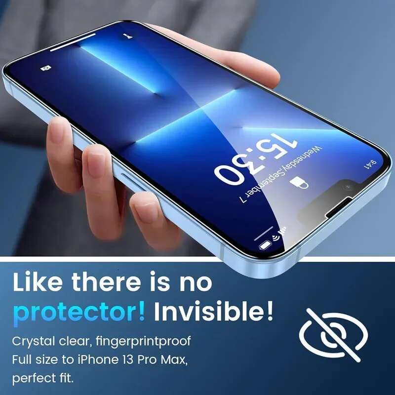 5Pcs Tempered iPhone 15 13 11 12 14 Pro Max Mini Screen Protector For IPhone 16 7 8 Plus X XR XS MAX Protective Glass
