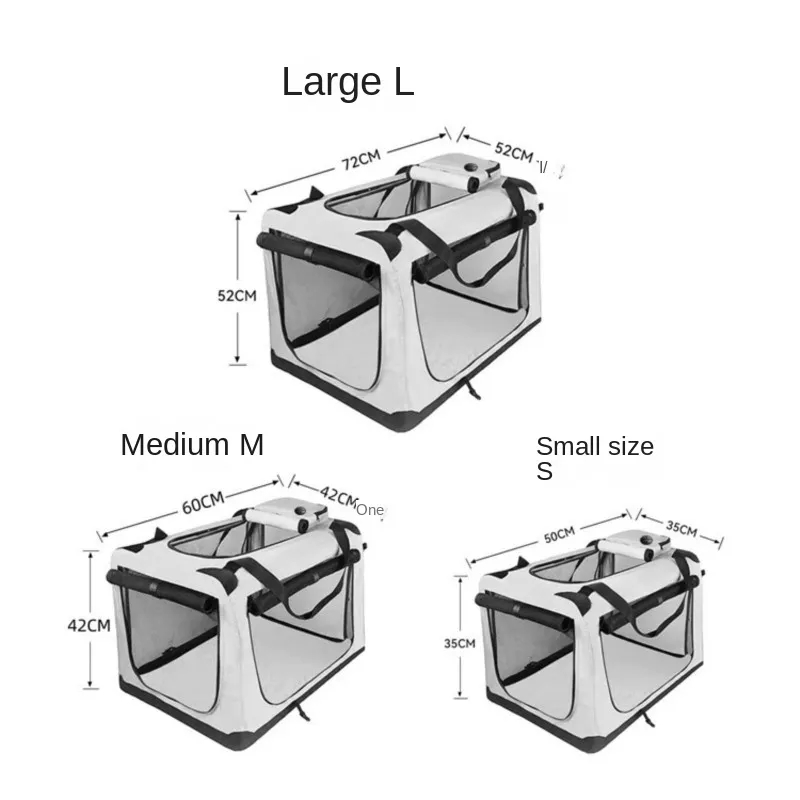 Dog out package large dog car portable pet large capacity medium-sized dog cat portable car dog cage