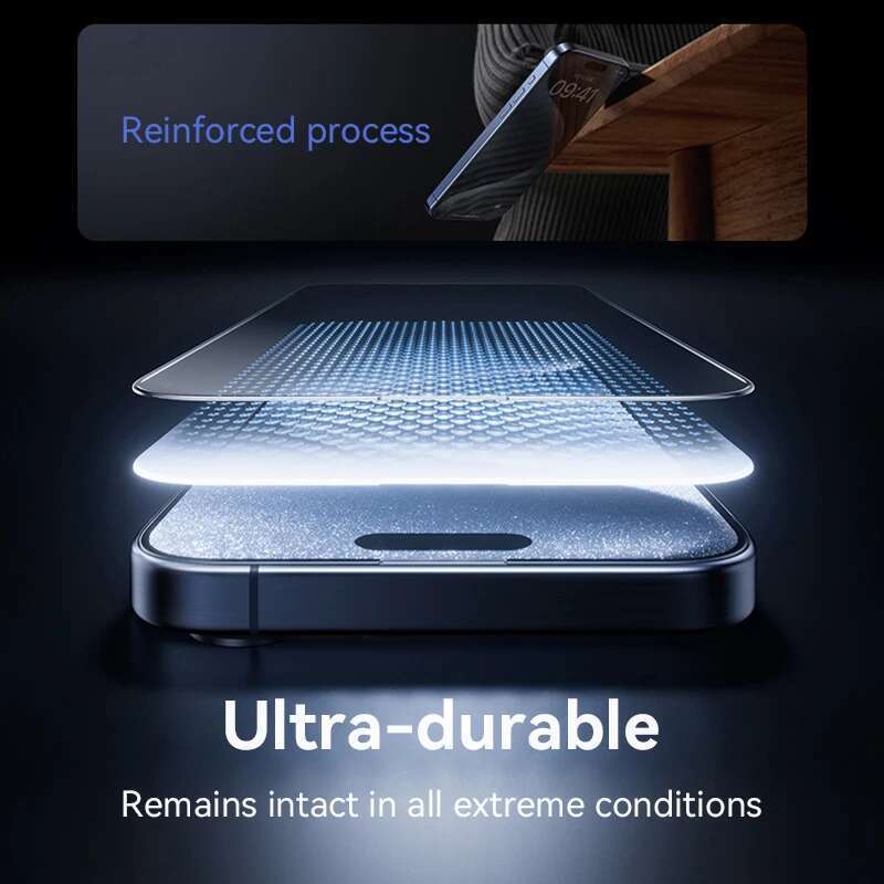 Joyroom 1/2/3pcs Tempered 15 14 13 12 11 Pro Max Protector For iPhone 16 Full Screen Protective Glass