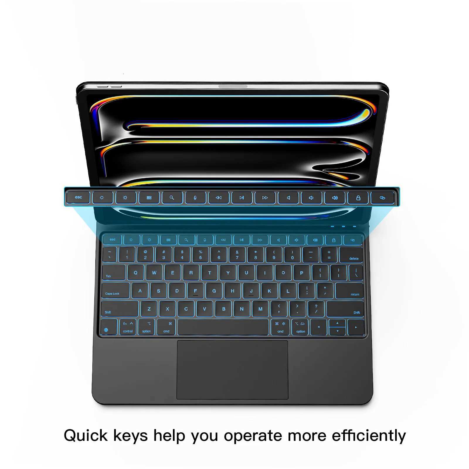 Magic Keyboard for iPad Air 4 Air 5 Air 6 Air 7 11 inch case for iPad Pro 11 inch 2018-2022 Generation Cover Smart Cover H251105