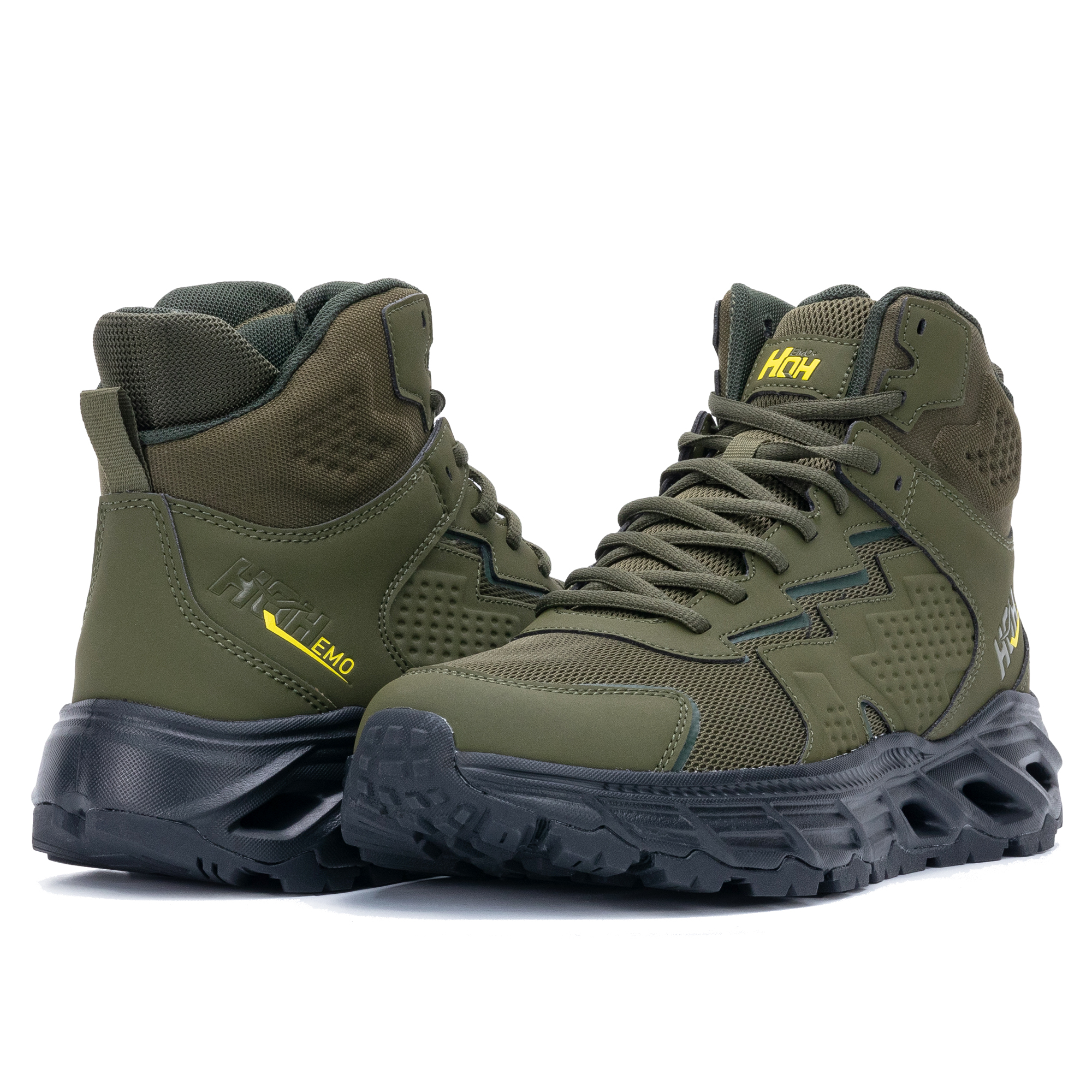 Designer shoes Men's Hiking Shoes Running Shoes Sports High-top Sneakers Outdoor Three-Hole Sneakers Fashionable Breathable And Non-slip Walking 