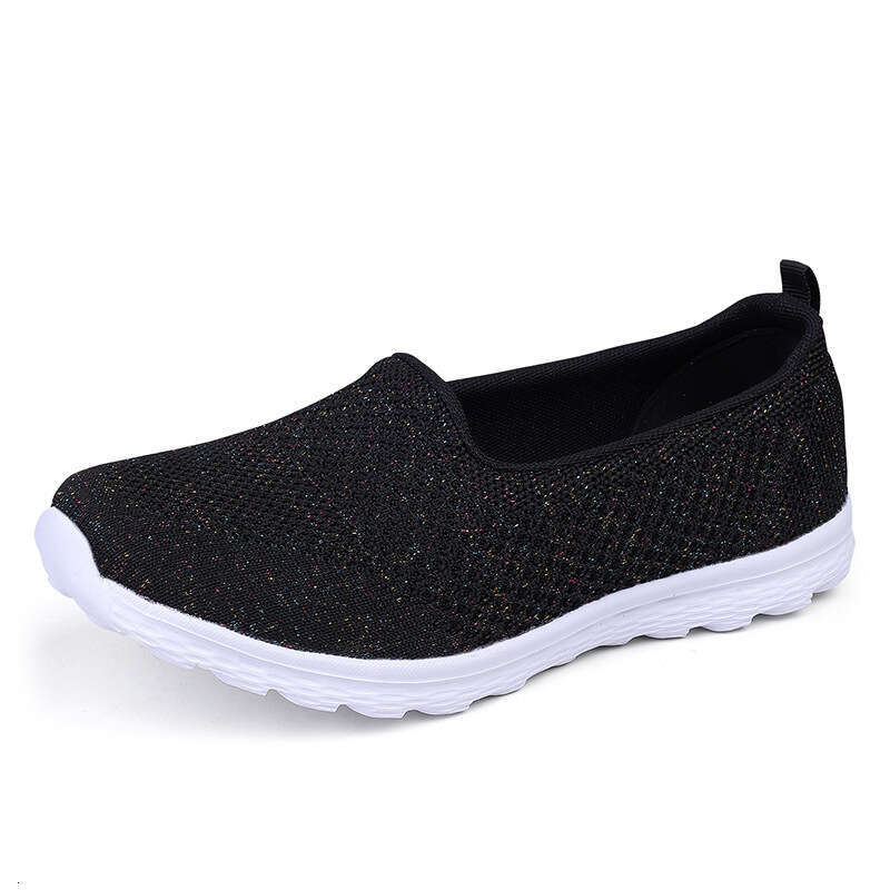 Large size new women's Spring and Autumn casual walking Round toe soft Soft soled mother's Sports Women's shoes