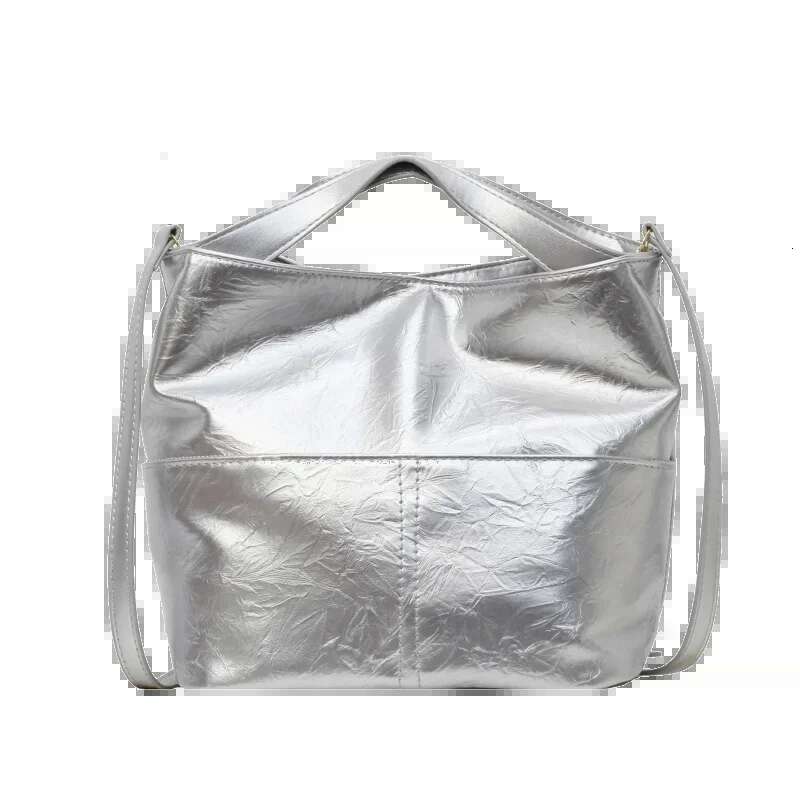 Hasp Solid Simple Pu Bucket Hand Large Capacity Fashion Versatile Commuting Shoulder Bags For Women 2024 Designer New Style