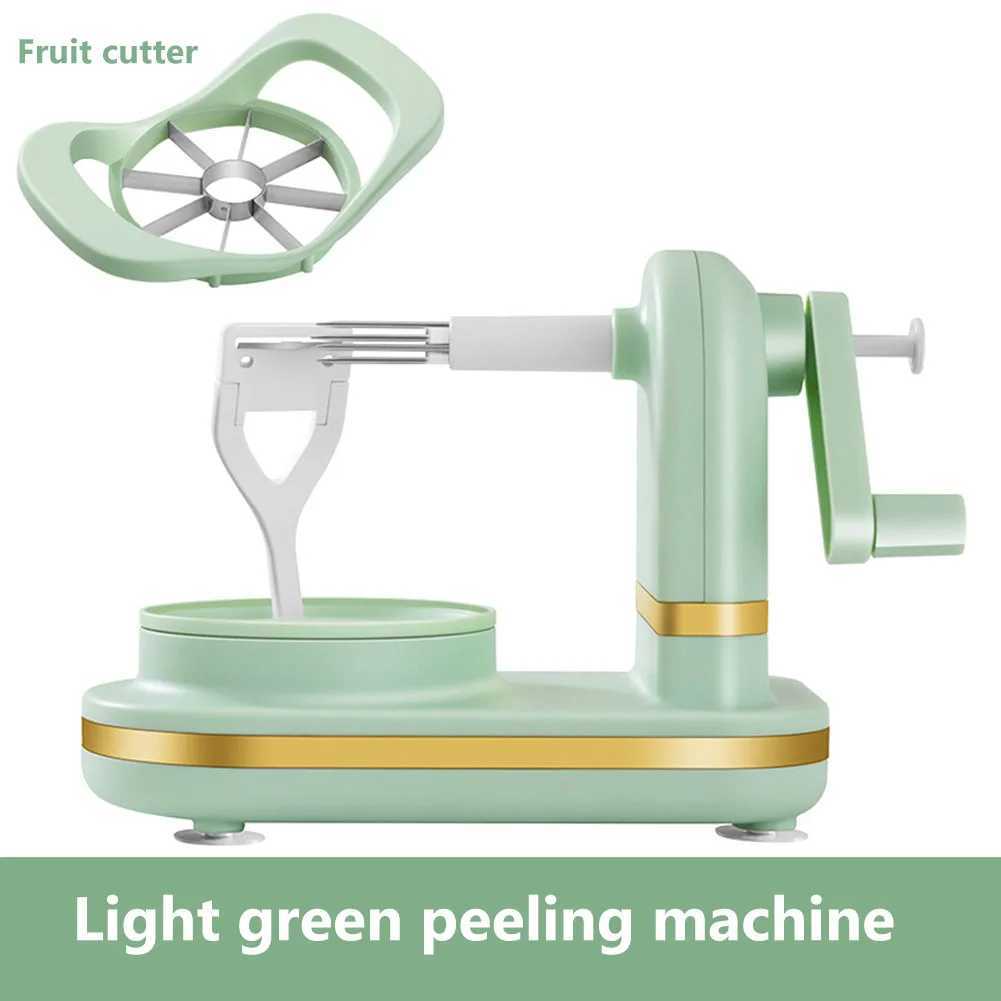 Manual Peeler Multifunctional with Stainless Steel Blades Hand Crank Fruit Peeler Food Peeling Machine for Kitchen Gadgets C251105