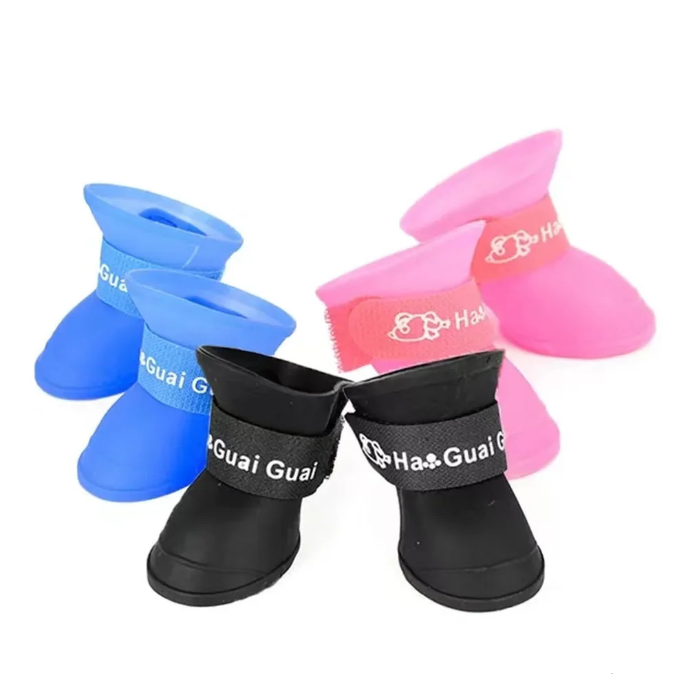 Dog Outing Wear Shoes Non-slip Wearable Rain Shoes 250402