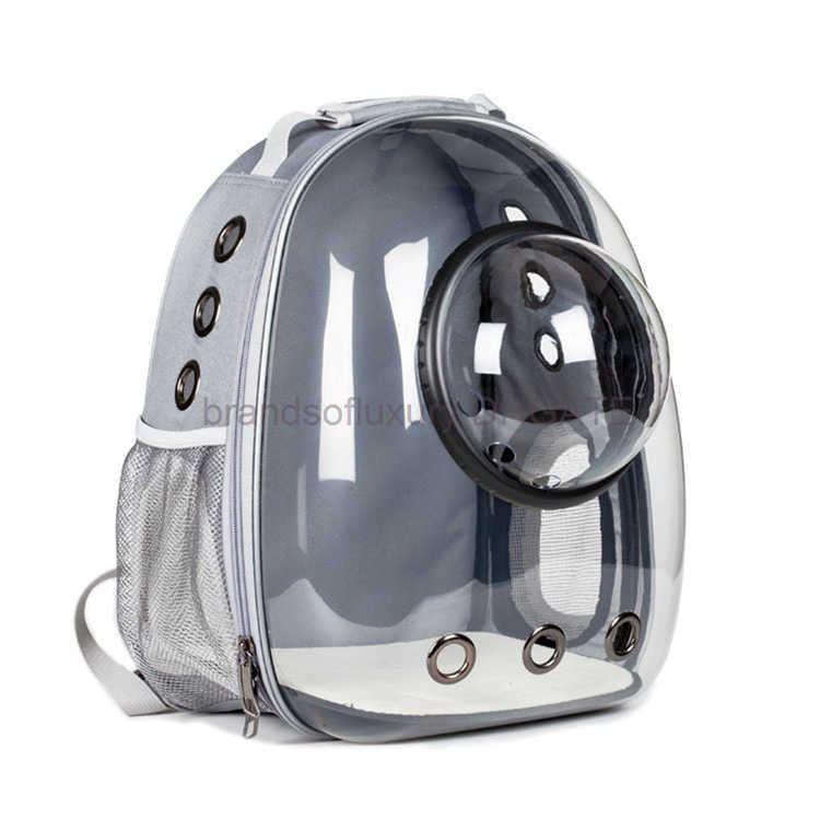 Pet bag Transparent cover Outdoor dog and cat bag collection Space cover Side opening breathable backpack Pet bag Cat bag