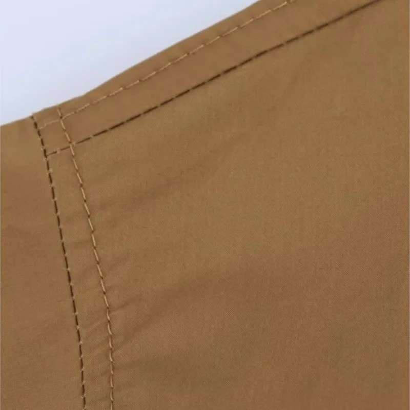 TRAF 2025 Woman Fashion Pocket Embellished Poplin Shirt Casual Slim Short Sleeve Single Breasted Blouses Spring 250402