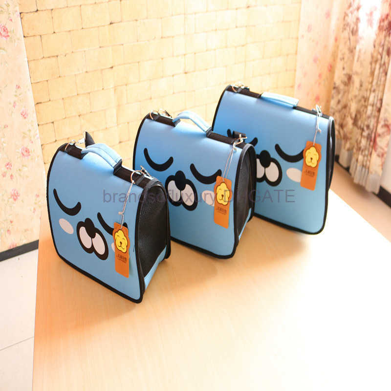 Pet backpack trolley case expression cat bag portable backpack out portable dog bag space capsule ventilation