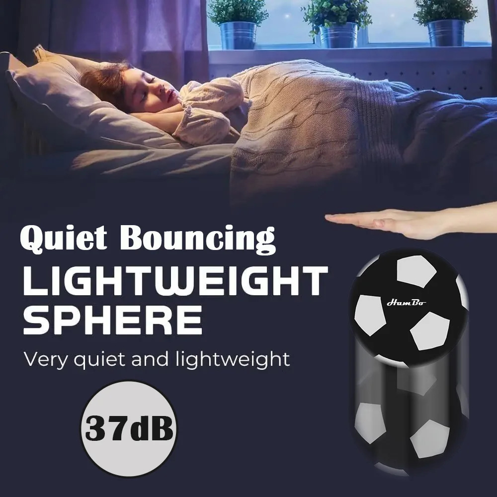 Silent Football Size 7 5 3 for Adults Children Mute Bouncing Indoor No Noise Airless Soccer Ball Foam Ball Fun Sports Games 251027