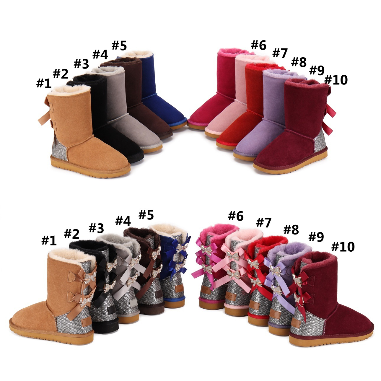 designer Slippers Winter Boots Clogs Fur Slides Sheepskin Shearling Mules Women Men Ultra Mini Platform Boot Slip-on Shoe Suede Comfort Fall Winter Booist