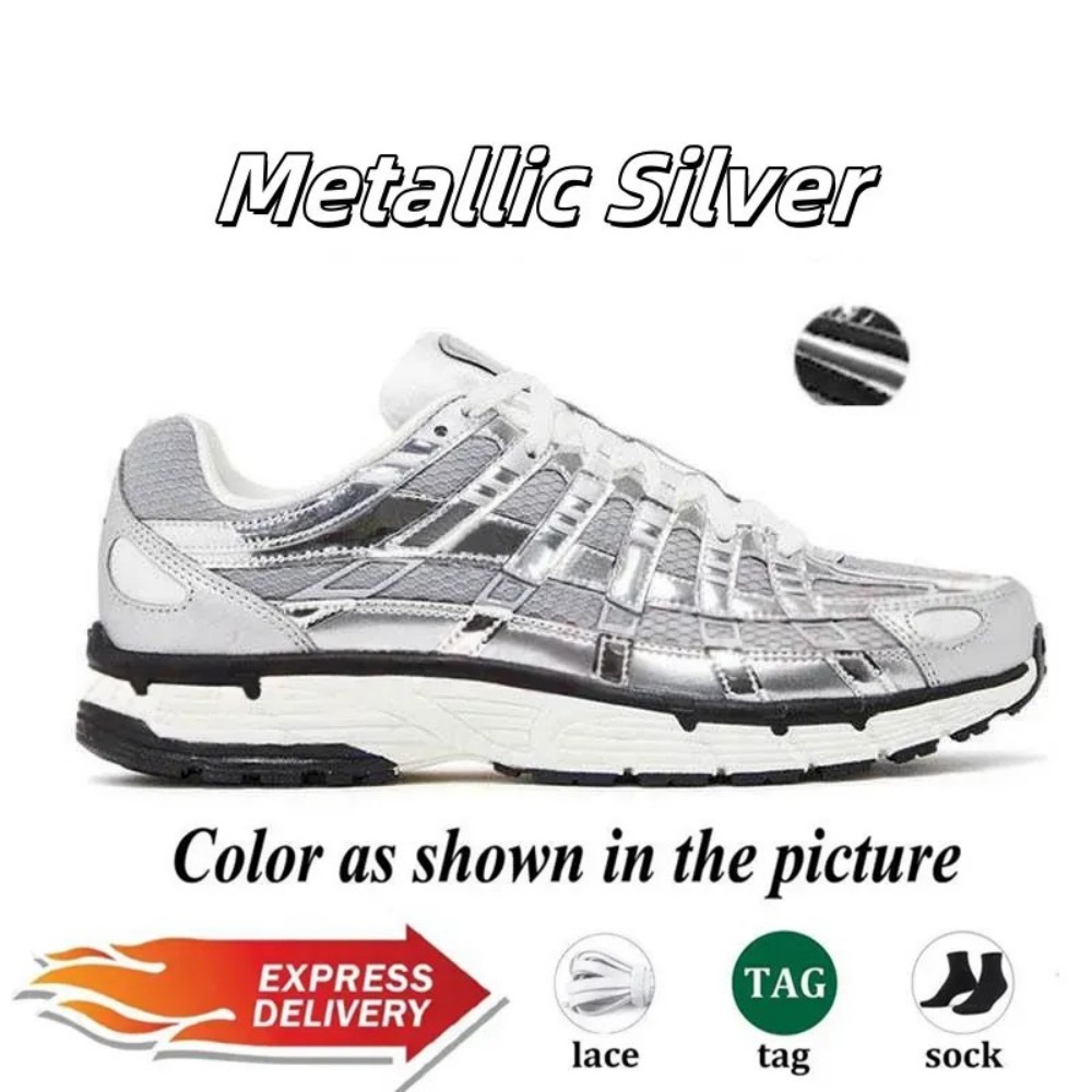 Designer P6000 Trainer p 6000 Men Women Sneakers Metallic Silver Triple Black White Anthracite Smoke Grey Outdoor Sports Trainers Casual Running Shoes