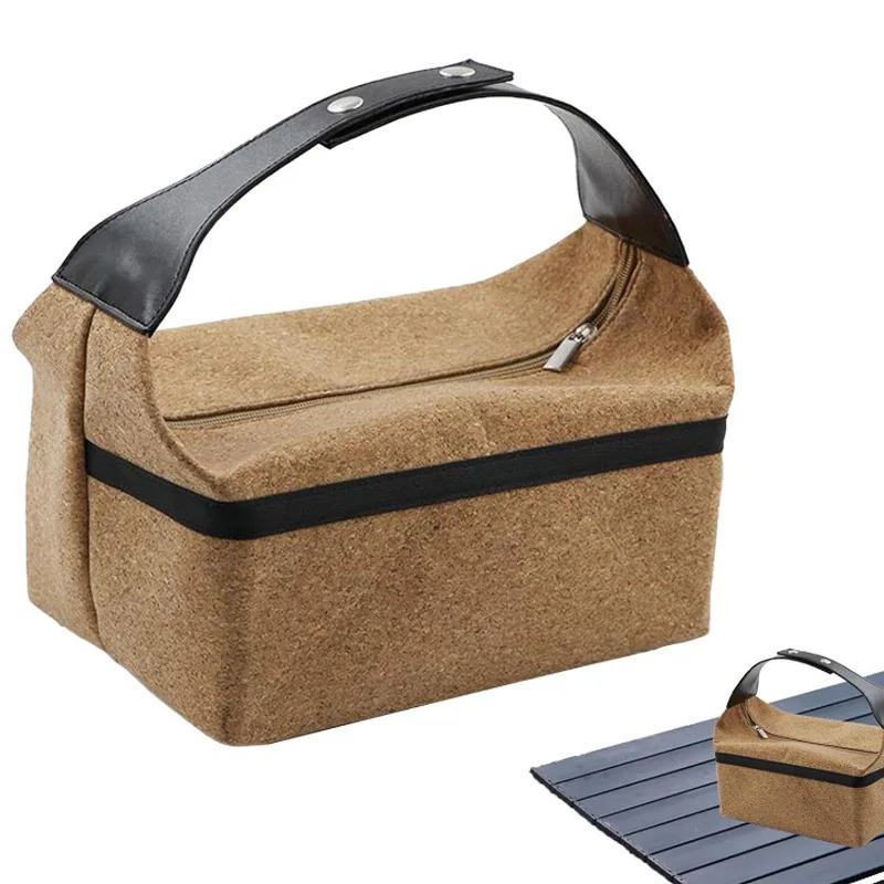 Wood sawdust bento bag office worker student lunch box dog multifunctional outdoor picnic coffee lid storage 250401