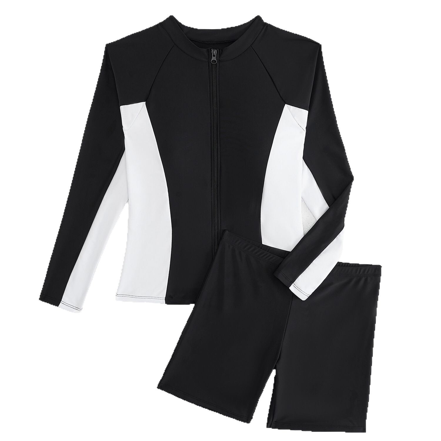 2025 Racing Sports Beach Snorkeling Surfing Suit Women's Two Piece Multi Color Zipper Swimsuit