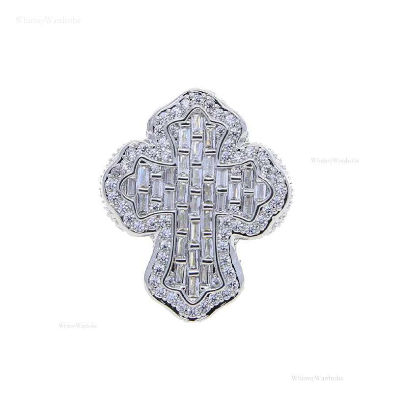 Wholesale Hotsale Sterg Sier Fine Fashion Men's Iced Out Jewelry Hip Hop Style VVS Moissanite Lab Dia Ring