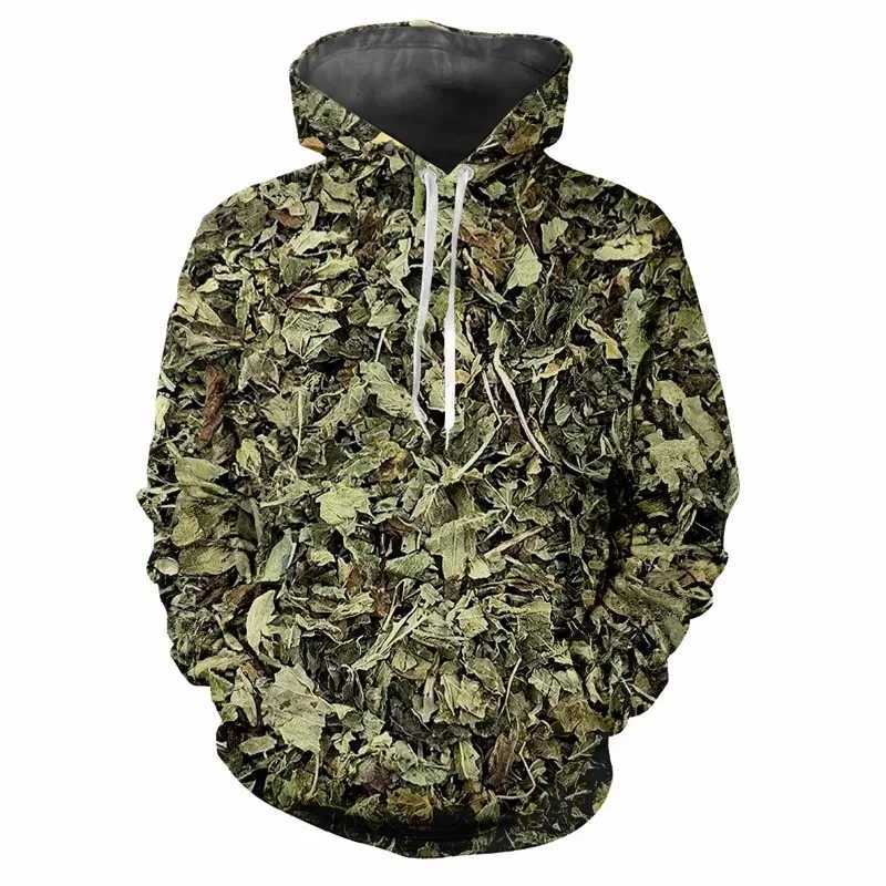 Camouflage Hunting Animals Outdoor Camouflage Spring And Autumn Mens Hoodie Street Trend Loose Comfortable Casual Top Clothing W251106