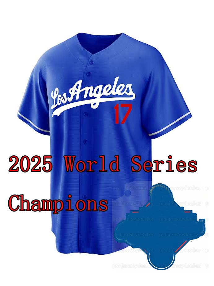 011 17 Shohei Ohtani 2025 World Series Champion Jersey 18 Yoshinobu Yamamoto Roki Sasaki Freddie Freeman Mookie Betts Teoscar Hernandez