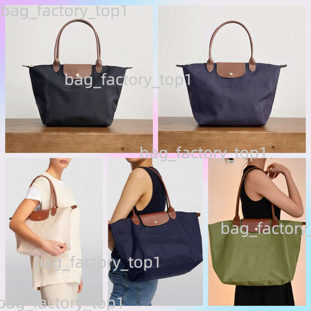 2025 New Designer Bag 3A Shoulder Bag Dumpling Bag Nylon Champlies Commuting Work Tote Foldable Waterproof Oxford Storage Women Outdoor Bag Longchamps Bag 45E