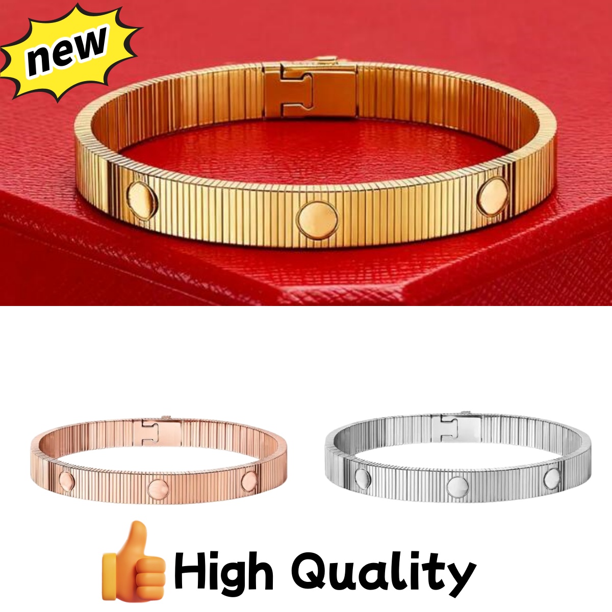 Women designer bracelet men love unlimited bracelet designer plated gold chain luxury jewelry screw soft fashion mens bracelet classic couple Titanium Steel sh08