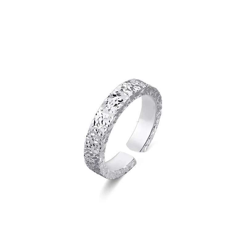 New S Sterg Sier Adjustable Rings Party Fine Jewelry Vintage Charm Geometric Nail Design Accessories Gift Dropship