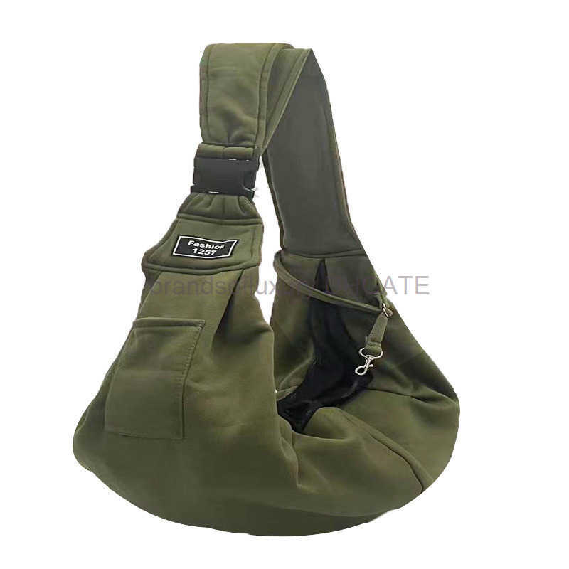 Adjustable shoulder strap anti falling net foldable dog bag new dog out backpack cat pet backpack