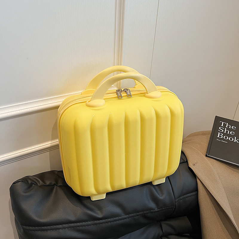 Handheld Small Suitcase Inch Female Companion Hand Gift Mini Boarding Portable Storage Bag Password Travel Makeup Box