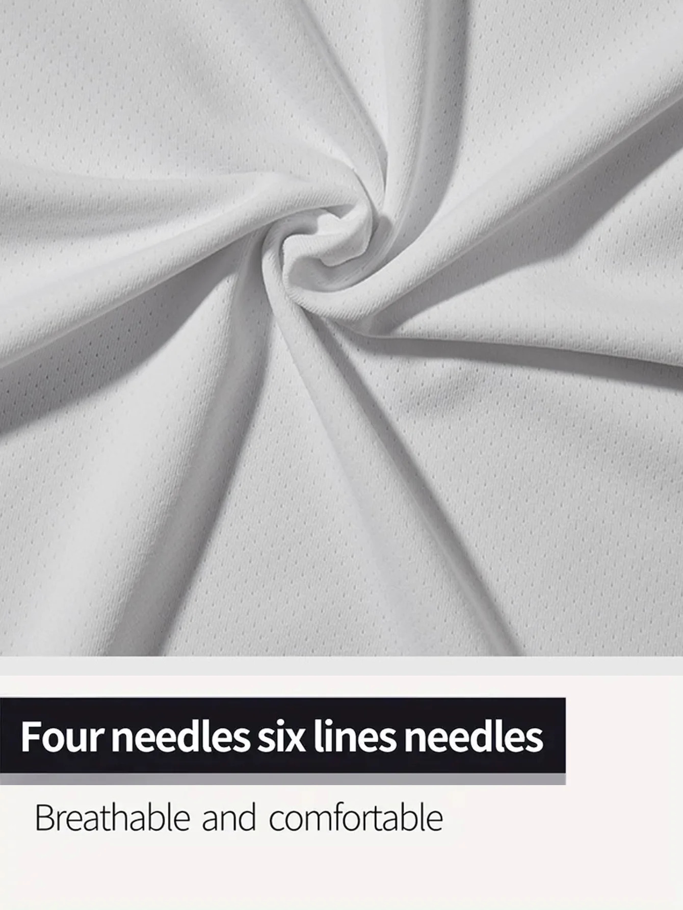 7-piece white ultra light mens quick drying breathable sweatshirt with round neck suitable for fitness gym and Ru 250402